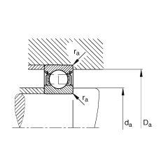 S 6315-2Z,  DIN 625-1 ˜ʵҪߴ, ɂg϶ܷ