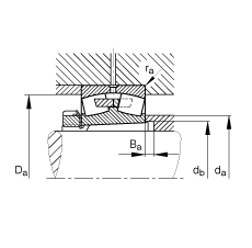 {ĝLS 23240-B-K-MB + H2340,  DIN 635-2 ˜ʵҪߴ, F׺;o